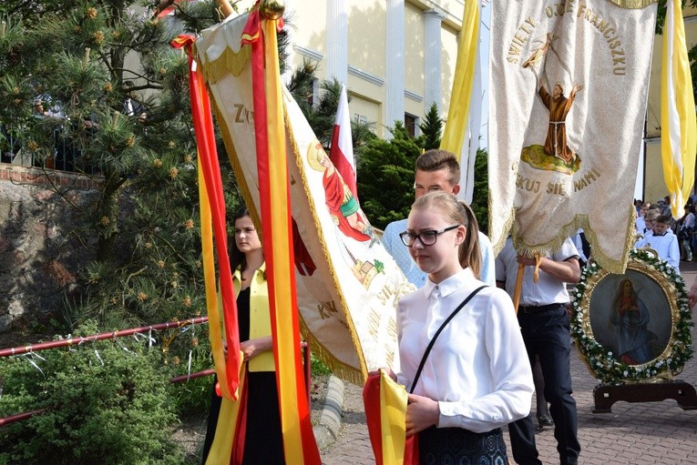 Powitanie ikony MB Częstochowskiej w Górze św. Małgorzaty