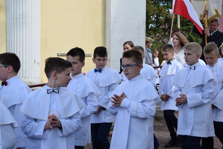 Powitanie ikony MB Częstochowskiej w Górze św. Małgorzaty