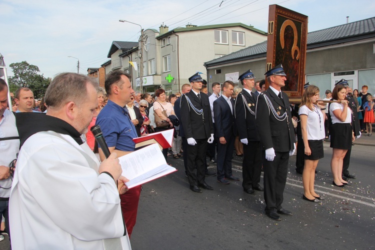 Powitanie ikony MB Częstochowskiej w Piątku