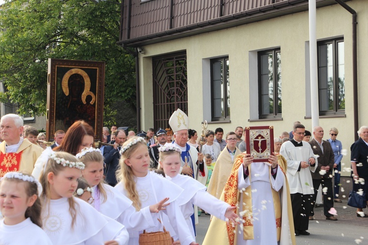 Powitanie ikony MB Częstochowskiej w Piątku