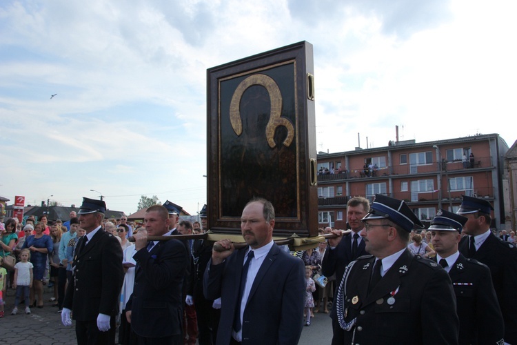 Powitanie ikony MB Częstochowskiej w Piątku