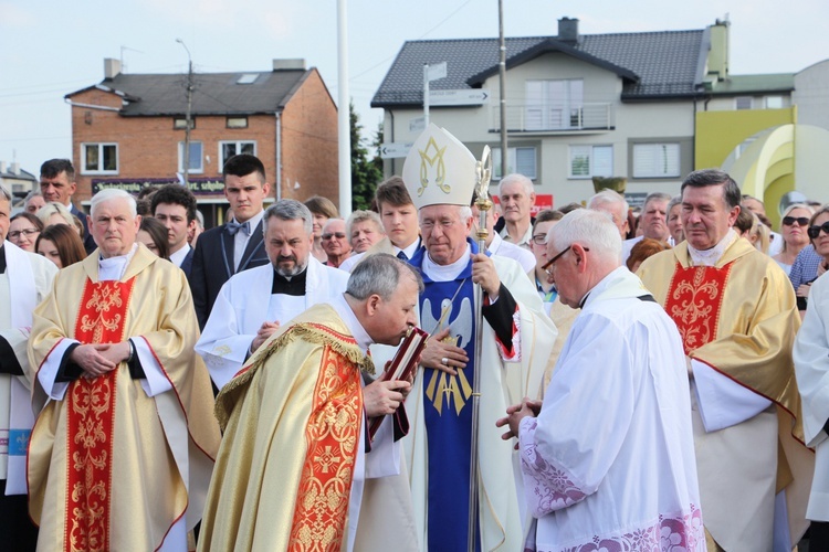 Powitanie ikony MB Częstochowskiej w Piątku