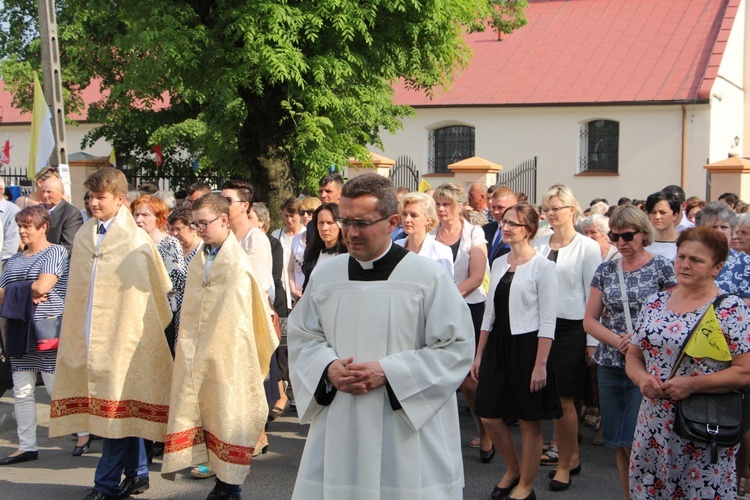 Powitanie ikony MB Częstochowskiej w Piątku