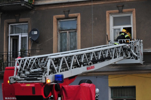 Zawalił się strop kamienicy przy ul. Lubartowskiej