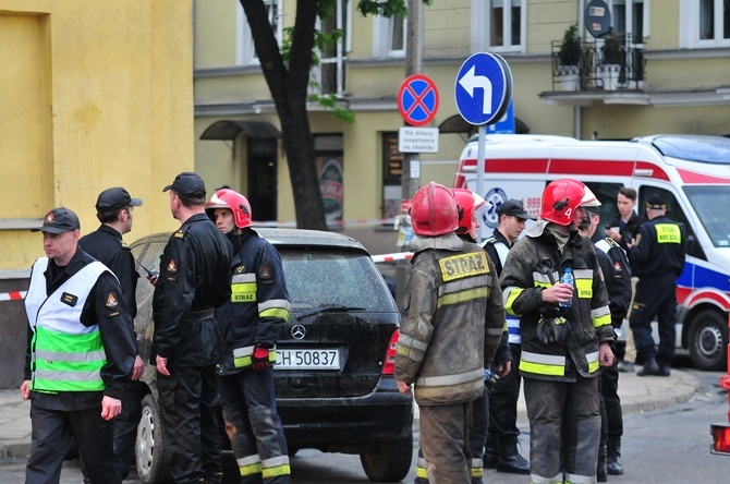 Zawalił się strop kamienicy przy ul. Lubartowskiej