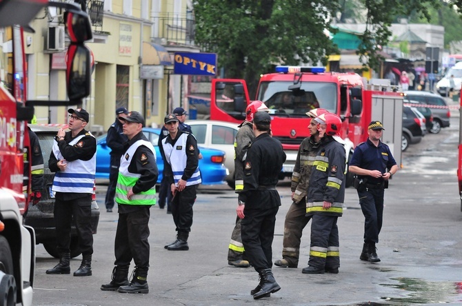 Zawalił się strop kamienicy przy ul. Lubartowskiej