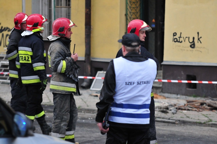 Zawalił się strop kamienicy przy ul. Lubartowskiej