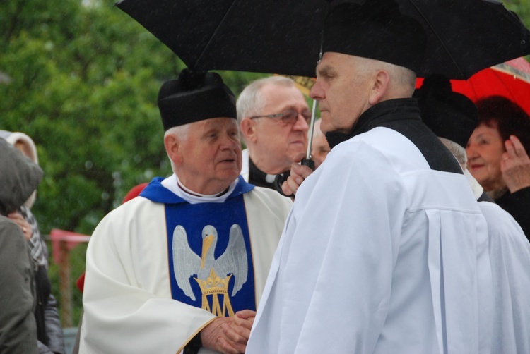 Powitanie ikony MB Częstochowskiej w Łękach Kościelnych