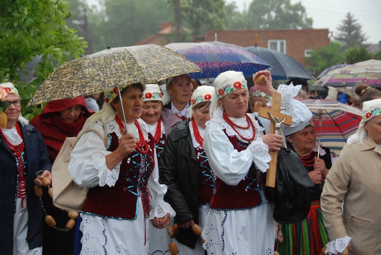 Powitanie ikony MB Częstochowskiej w Łękach Kościelnych