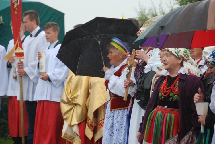 Powitanie ikony MB Częstochowskiej w Łękach Kościelnych