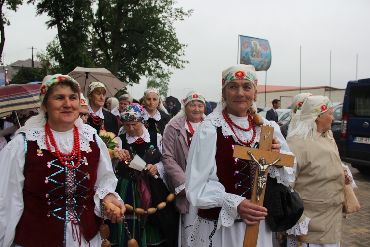 Powitanie ikony MB Częstochowskiej w Łękach Kościelnych