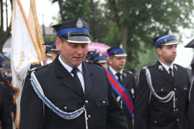 Powitanie ikony MB Częstochowskiej w Łękach Kościelnych