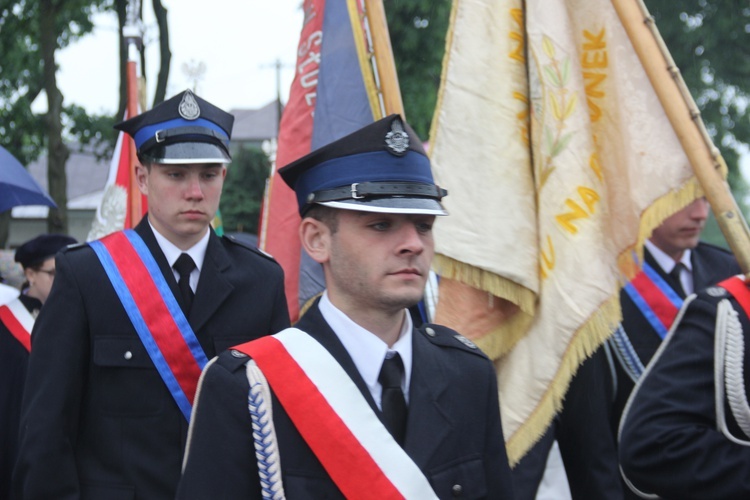 Powitanie ikony MB Częstochowskiej w Łękach Kościelnych