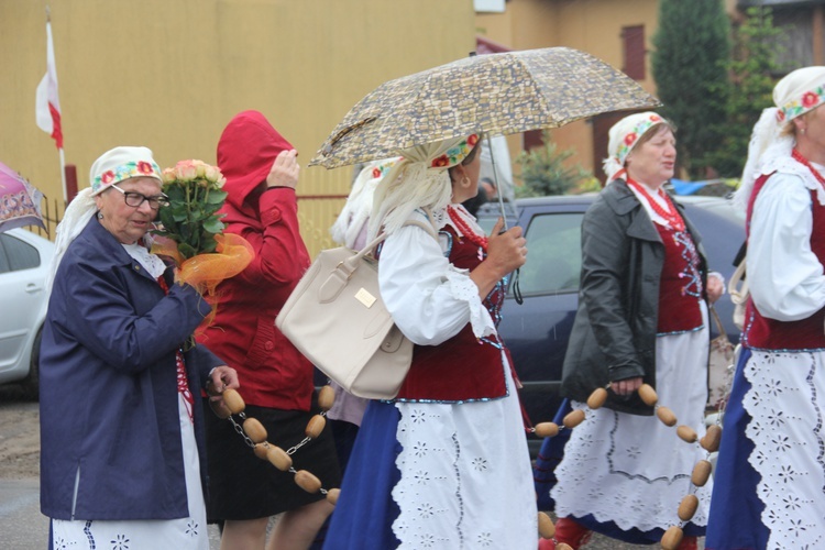 Powitanie ikony MB Częstochowskiej w Łękach Kościelnych