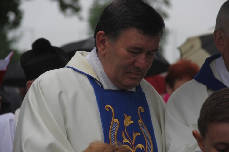 Powitanie ikony MB Częstochowskiej w Łękach Kościelnych