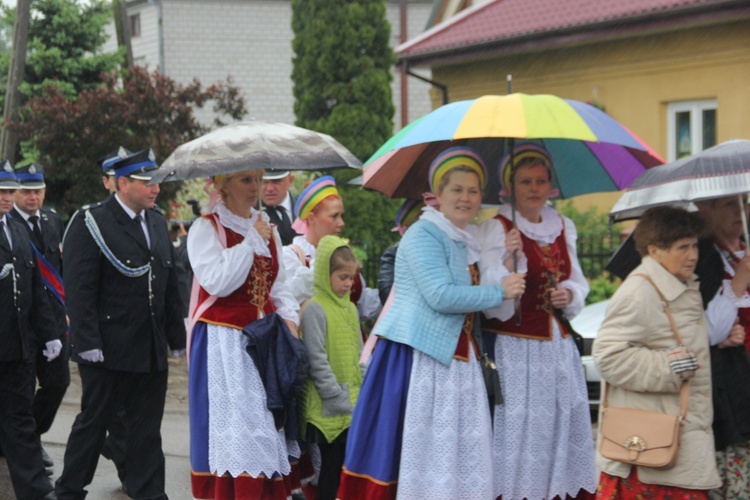 Powitanie ikony MB Częstochowskiej w Łękach Kościelnych