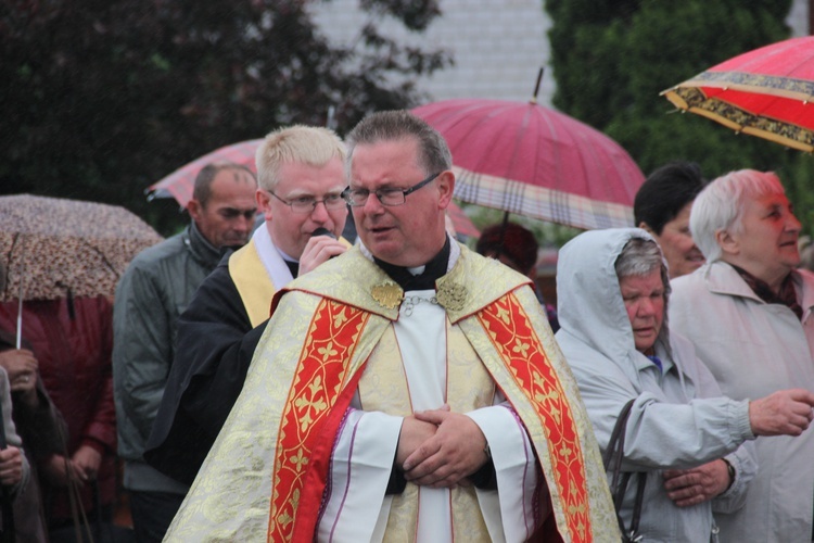 Powitanie ikony MB Częstochowskiej w Łękach Kościelnych