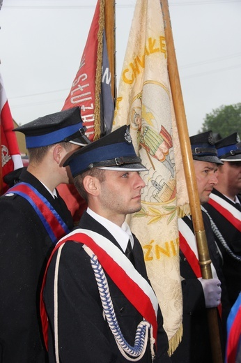 Powitanie ikony MB Częstochowskiej w Łękach Kościelnych