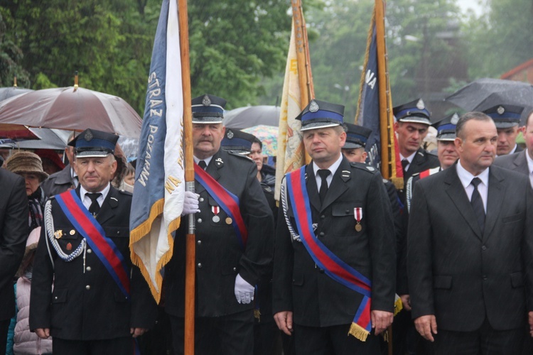 Powitanie ikony MB Częstochowskiej w Łękach Kościelnych