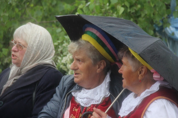 Powitanie ikony MB Częstochowskiej w Łękach Kościelnych