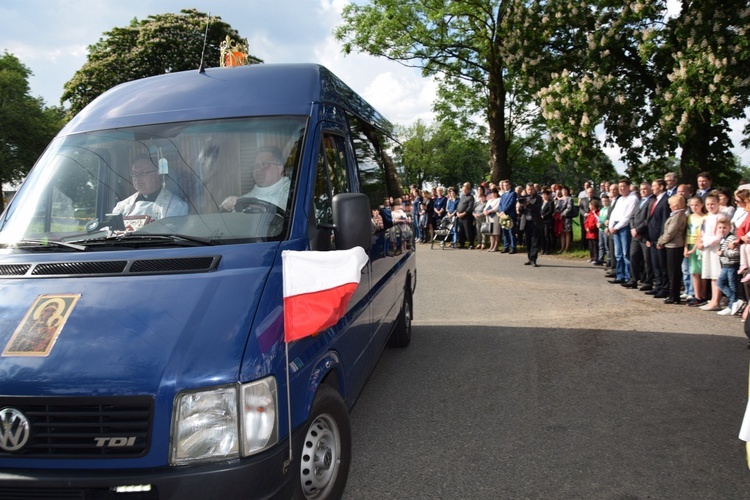 Powitanie ikony MB Częstochowskiej w Orłowie