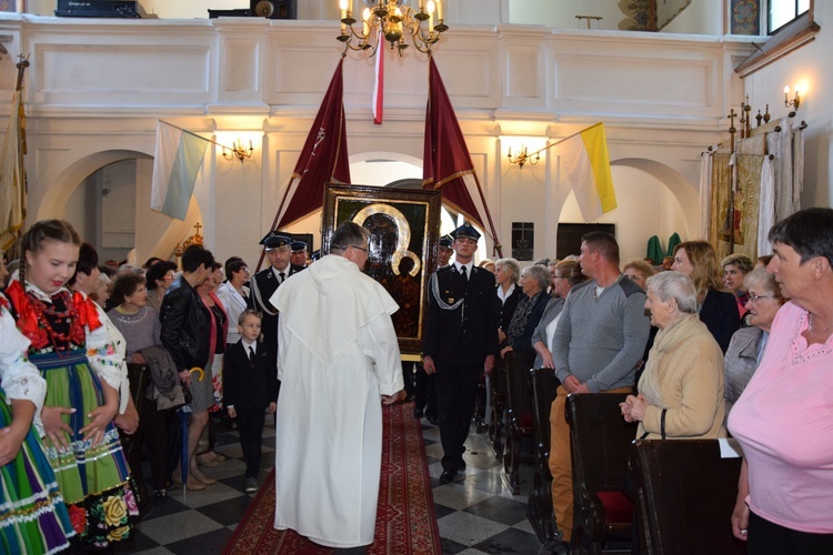 Powitanie ikony MB Częstochowskiej w Sobocie