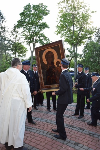 Powitanie ikony MB Częstochowskiej w Sobocie