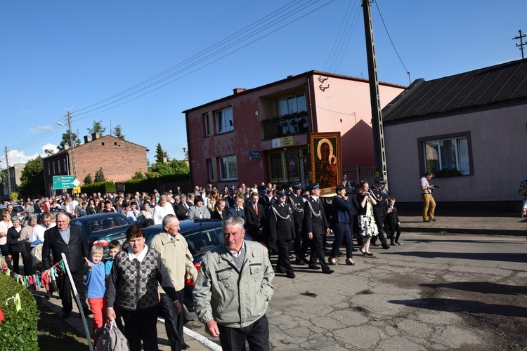 Powitanie ikony MB Częstochowskiej w Sobocie