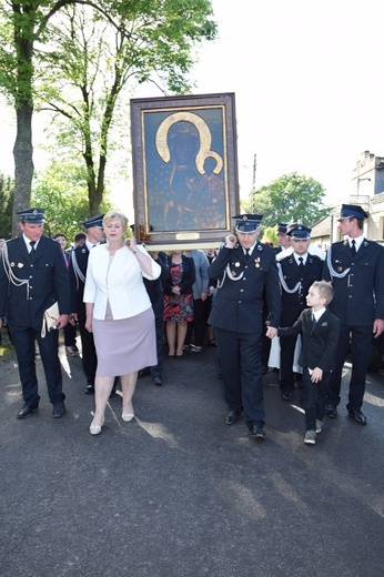 Powitanie ikony MB Częstochowskiej w Sobocie