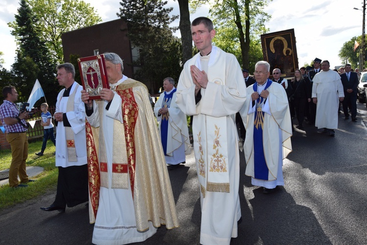 Powitanie ikony MB Częstochowskiej w Sobocie