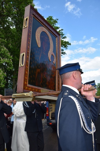 Powitanie ikony MB Częstochowskiej w Sobocie