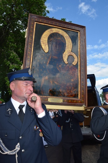 Powitanie ikony MB Częstochowskiej w Sobocie