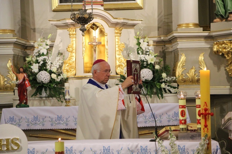 Powitanie ikony MB Częstochowskiej w Bielawach