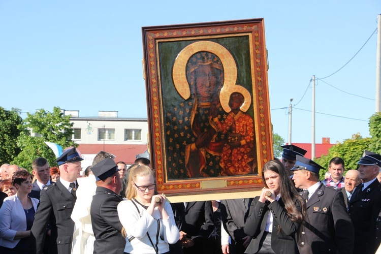 Powitanie ikony MB Częstochowskiej w Bielawach