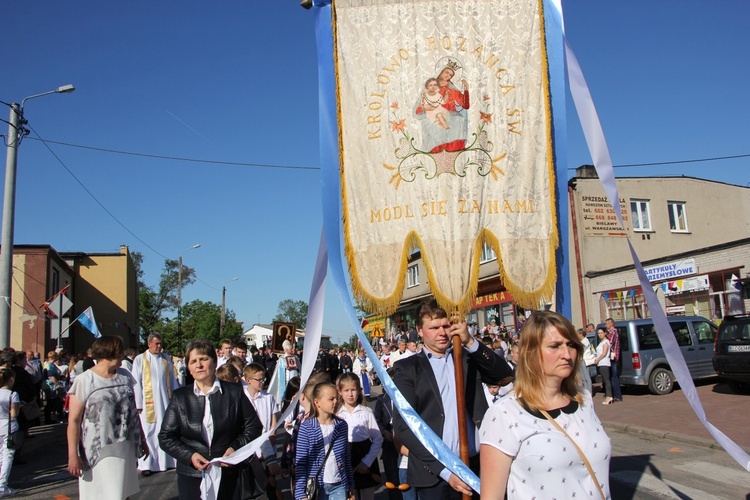 Powitanie ikony MB Częstochowskiej w Bielawach