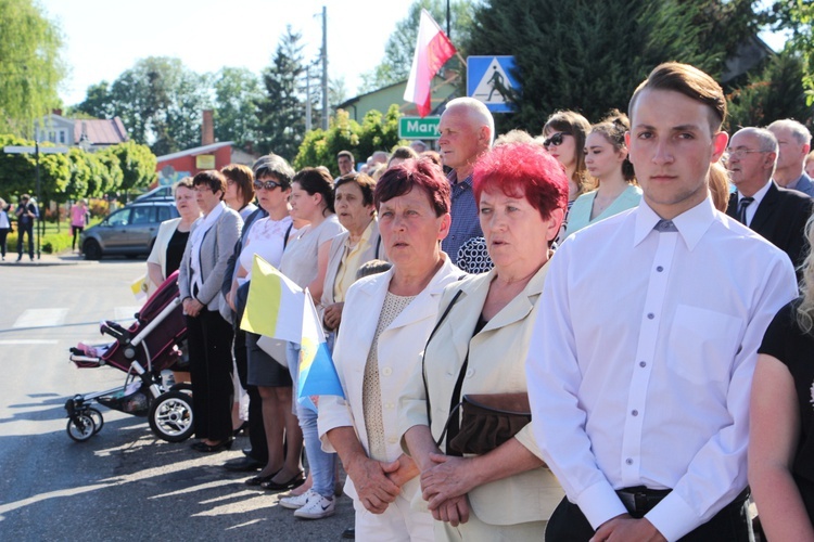 Powitanie ikony MB Częstochowskiej w Bielawach