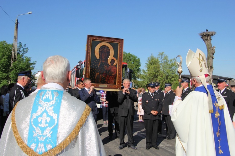 Powitanie ikony MB Częstochowskiej w Bielawach