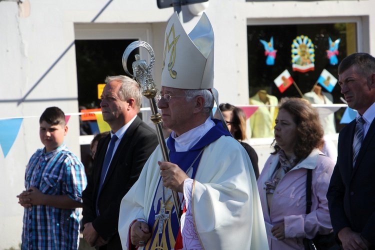 Powitanie ikony MB Częstochowskiej w Bielawach