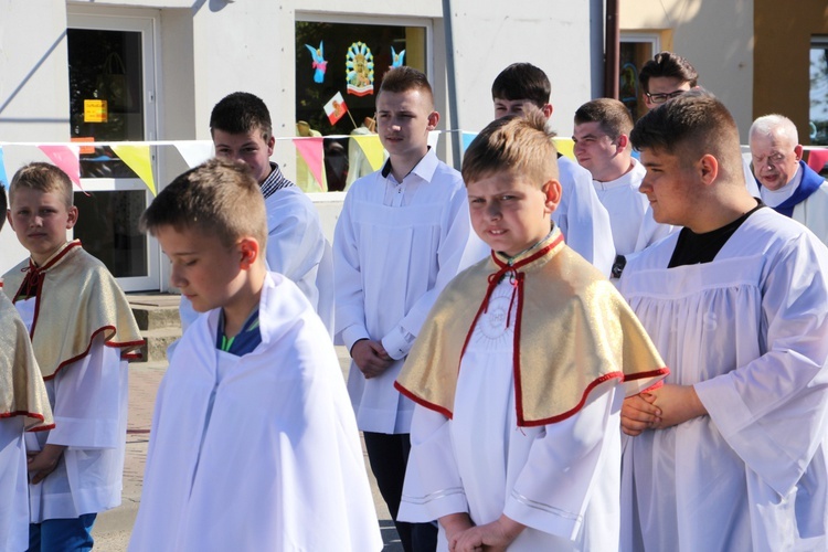 Powitanie ikony MB Częstochowskiej w Bielawach