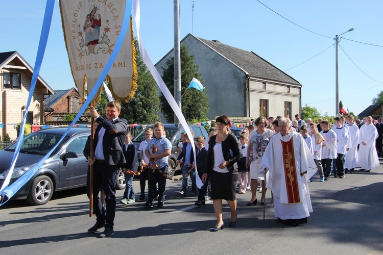 Powitanie ikony MB Częstochowskiej w Bielawach