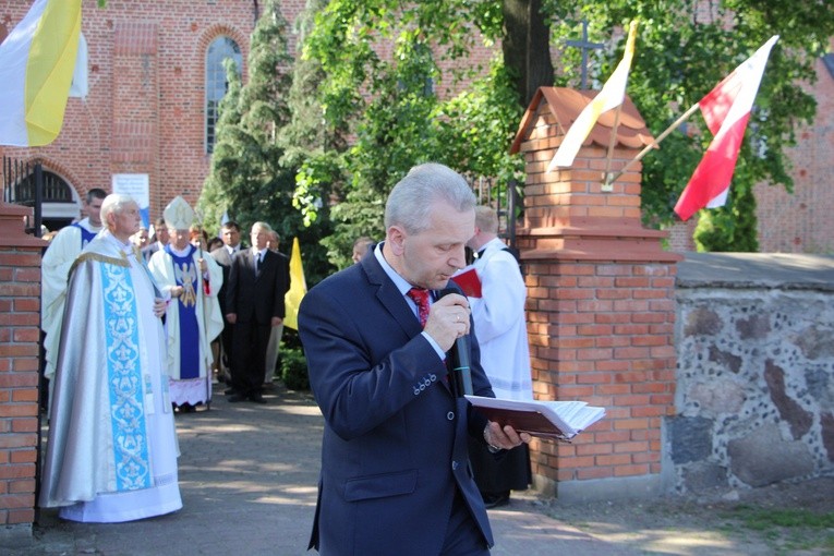 Powitanie ikony MB Częstochowskiej w Bielawach