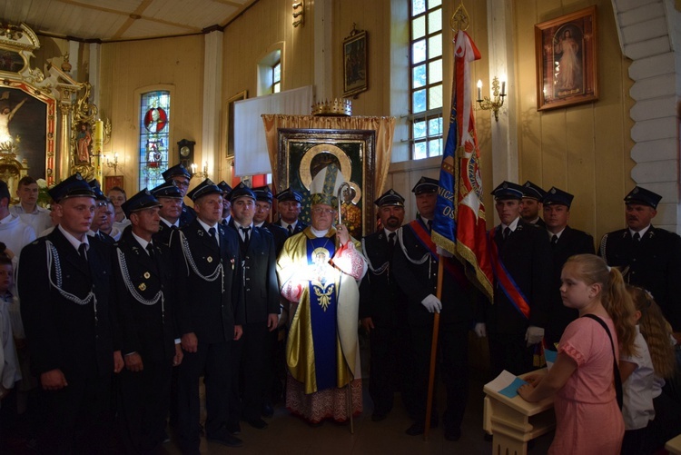 Powitanie ikony MB Częstochowskiej w Oszkowicach