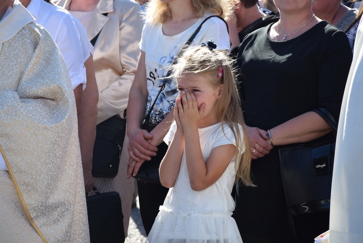 Powitanie ikony MB Częstochowskiej w Oszkowicach