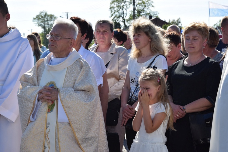 Powitanie ikony MB Częstochowskiej w Oszkowicach