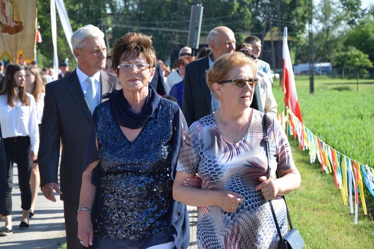 Powitanie ikony MB Częstochowskiej w Oszkowicach