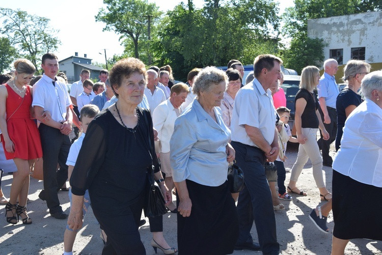 Powitanie ikony MB Częstochowskiej w Oszkowicach