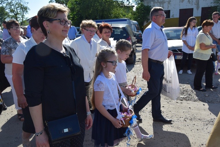 Powitanie ikony MB Częstochowskiej w Oszkowicach