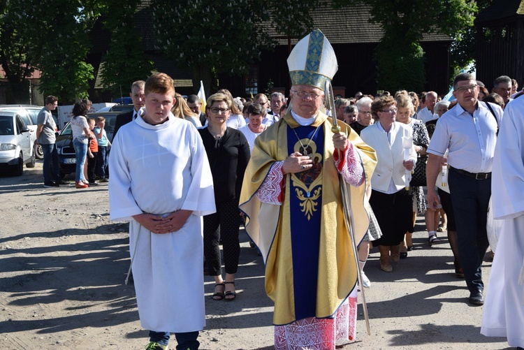 Powitanie ikony MB Częstochowskiej w Oszkowicach