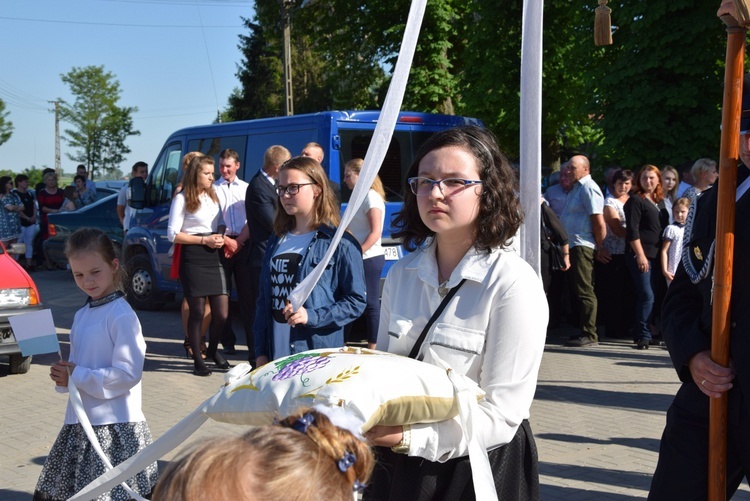 Powitanie ikony MB Częstochowskiej w Oszkowicach