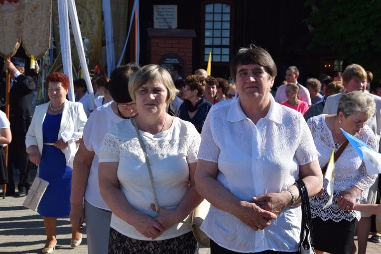 Powitanie ikony MB Częstochowskiej w Oszkowicach